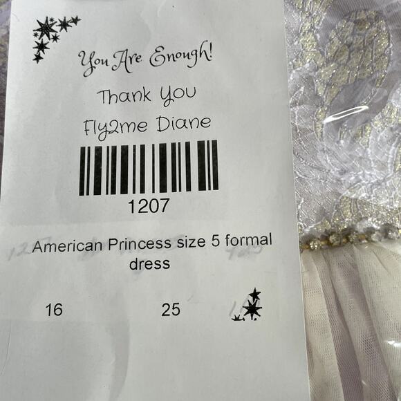 American Princess Size 5 child formal Dress lilac bling - Picture 12 of 12